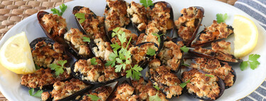 Receta de mejillones gratinados con queso parmesano