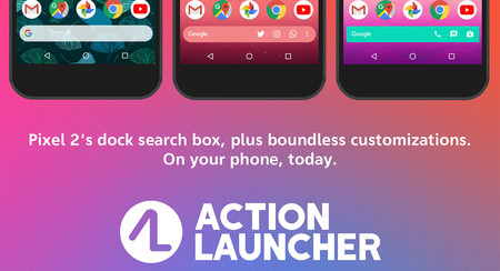 El dock con barra de búsqueda abajo llega a todos con Action Launcher 29