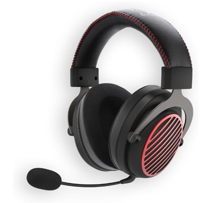 Headset Gamer Redragon Luna Pro Preto Open Back Preto
