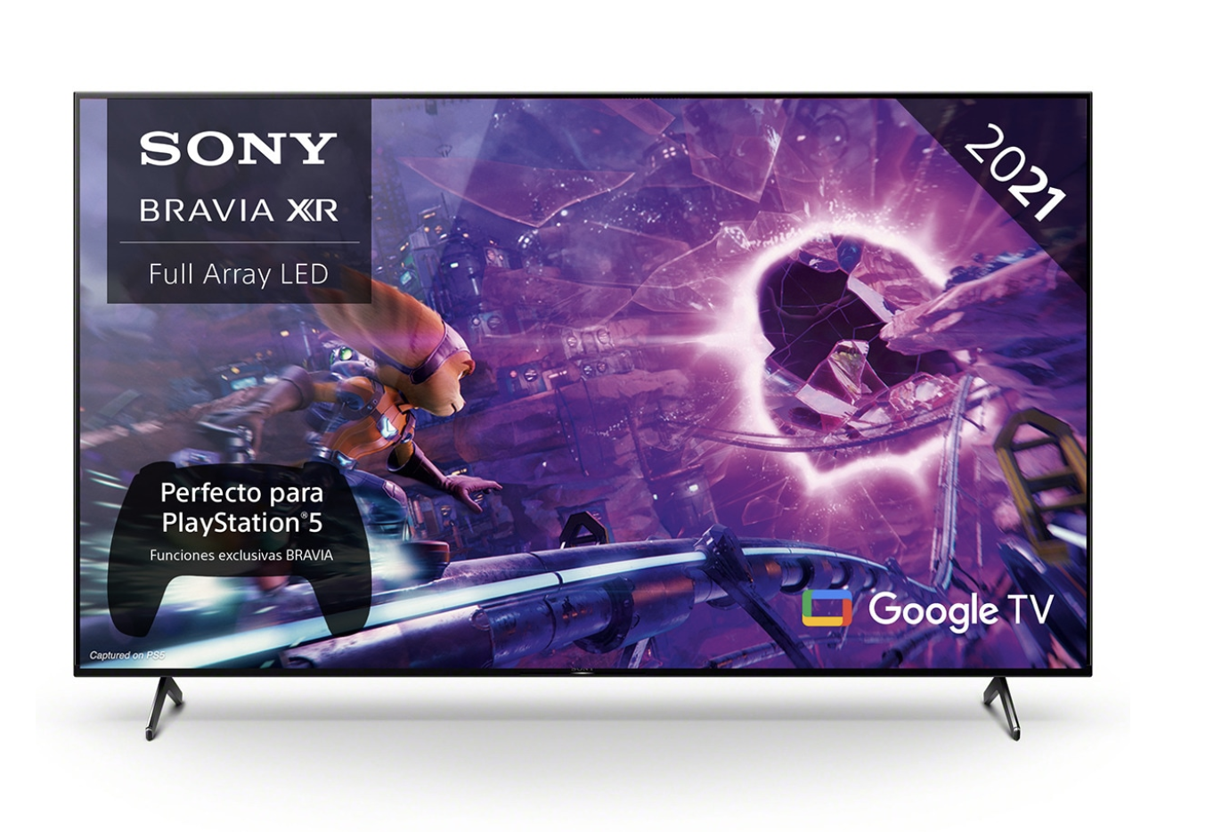 TV LED 139,70 cm (55") Sony XR-55X90J BRAVIA XR FULL ARRAY , Google TV, 4K HDR, XR Cognitive Processor, XR Triluminos Pro