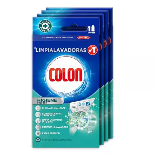 Colon Limpialavadoras Higiene, pack de 4