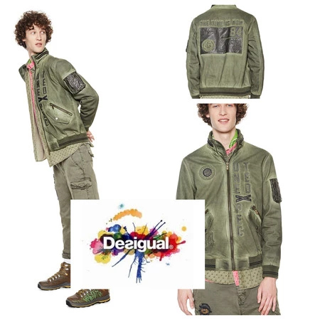 Cazadora Bomber para chico con un 30% de descuento y envío gratis de Desigual 