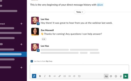 Slack evoluciona más allá de tu empresa: ahora podemos enviar mensajes a cualquier usuario de la plataforma