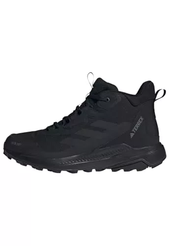 adidas Hombre Terrex Anylander Mid Rain.Rdy Hiking Shoes, Core Black/Core Black/Grey Four, 44 2/3 EU