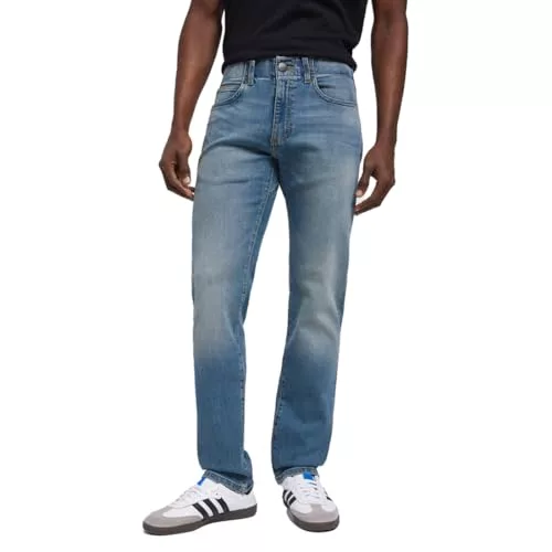Lee Slim Fit Mvp Jeans, Azul (Lenny), 32W / 32L Hombre