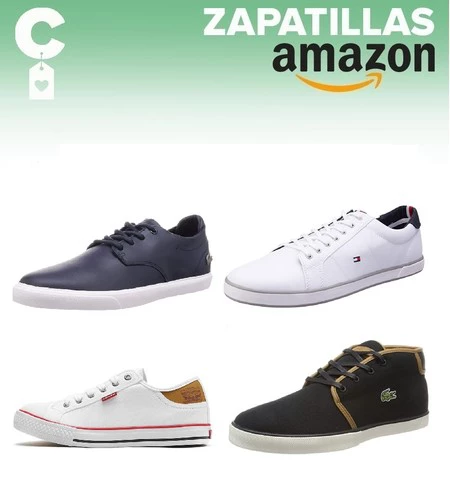 Chollos en tallas sueltas de zapatillas Lacoste, Tommy Hilfiger o Levi´s por menos de 40 euros en Amazon