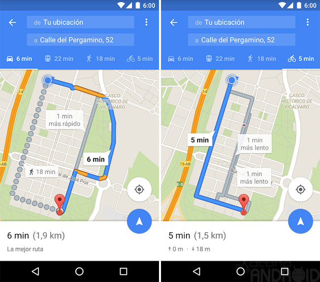 Google Maps ya permite obtener indicaciones para llegar en bicicleta en ...