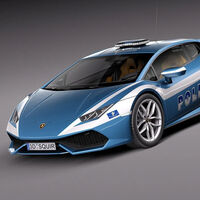 Un Lamborghini Huracán de la policía italiana promedió 230 km/h en carretera para entregar un riñón para un transplante