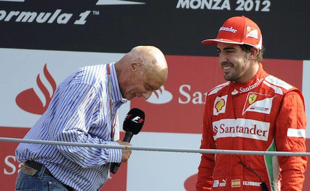 Niki Lauda recomienda a Fernando Alonso que vaya con cuidado con sus declaraciones sobre Ferrari