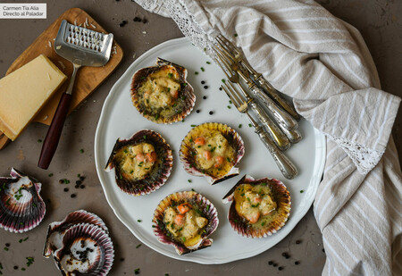 Receta De Vieiras A La Parmesana