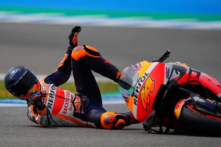 Pol Espargaró es el piloto que más se ha caído en MotoGP 2021, trece veces, y Honda arrasa por marcas