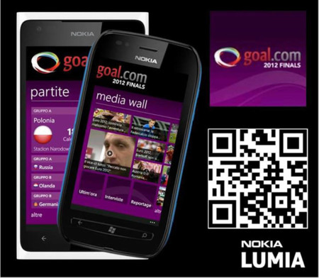 Goal.com 2012 Finals, sigue la Eurocopa en exclusiva con Nokia en Windows Phone