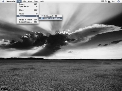 Sequential, visualizando imágenes a pantalla completa