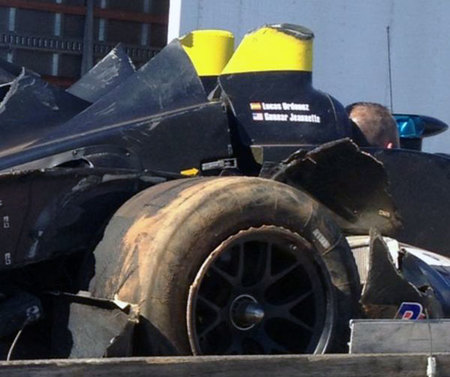 El Nissan-DeltaWing sufre un accidente en los entrenamientos libres de Petit Le mans (Actualizado)