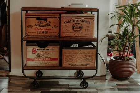 Cajas como organizadores.