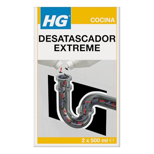 HG Desatascador Extreme - Potente Desatascador de Desagües y Cañerías