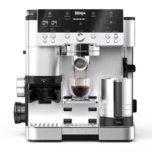 Ninja Luxe Premier, Cafetera 3 en 1 para Espresso, Plata, ES601EU