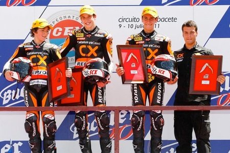 CEV podium 125 GP