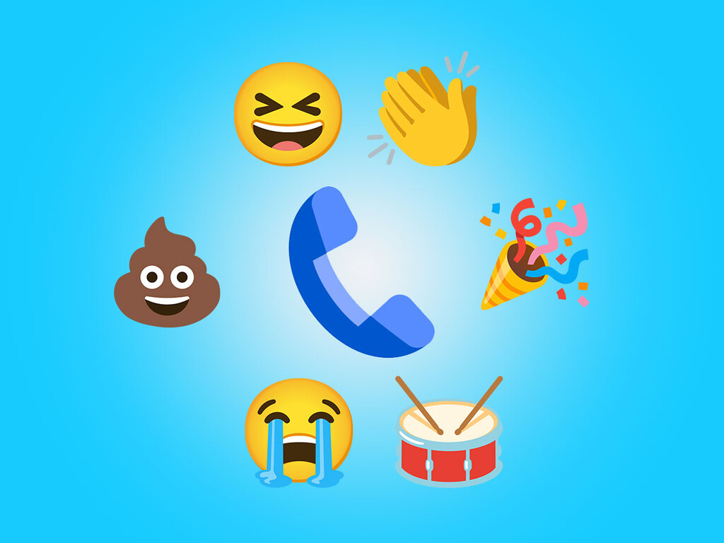 Los audiomojis van a llegar a Teléfono de Google para que puedas reaccionar con pedos, aplausos o risas durante una llamada 