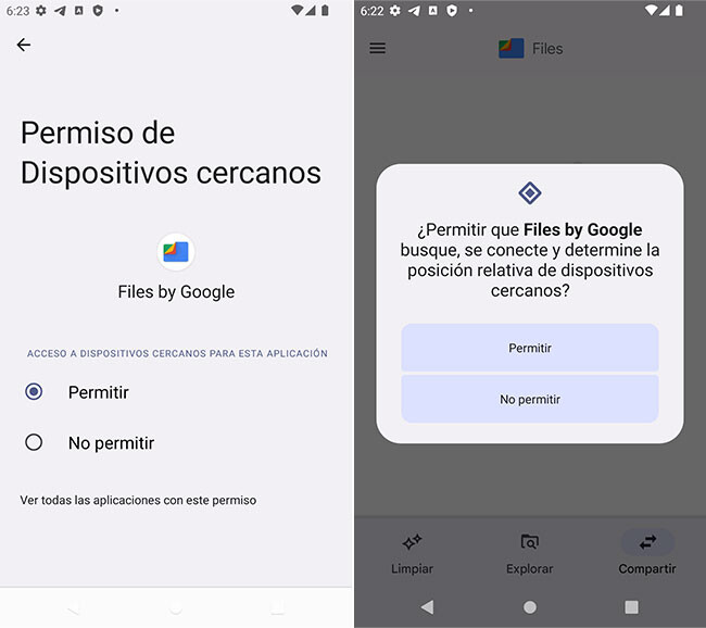 This is how permissions change in Android 13 notifications, nearby