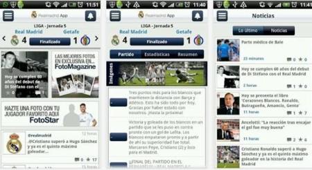 Aplicación Real Madrid