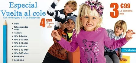 Kiabi se anticipa con descuentos a la vuelta al cole