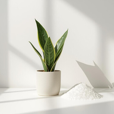 Por qué muchos ponen sal gruesa en la tierra de su lengua de suegra 