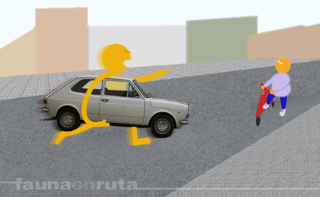 fauna en ruta: road rage