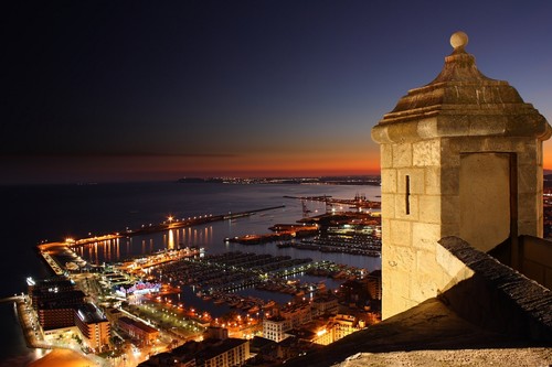 Los mejores miradores de Alicante: el castillo de Santa Bárbara