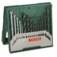 Set de 15 brocas para madera, piedra y metal Bosch Mini X-Line rebajado a 9,25 euros en Amazon 