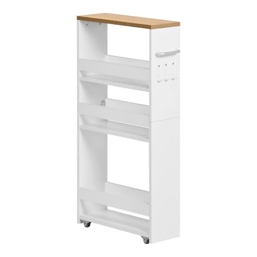 FetiNes Carrito de Cocina de 4 Niveles