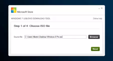 Windows 7 USB/DVD Download Tool