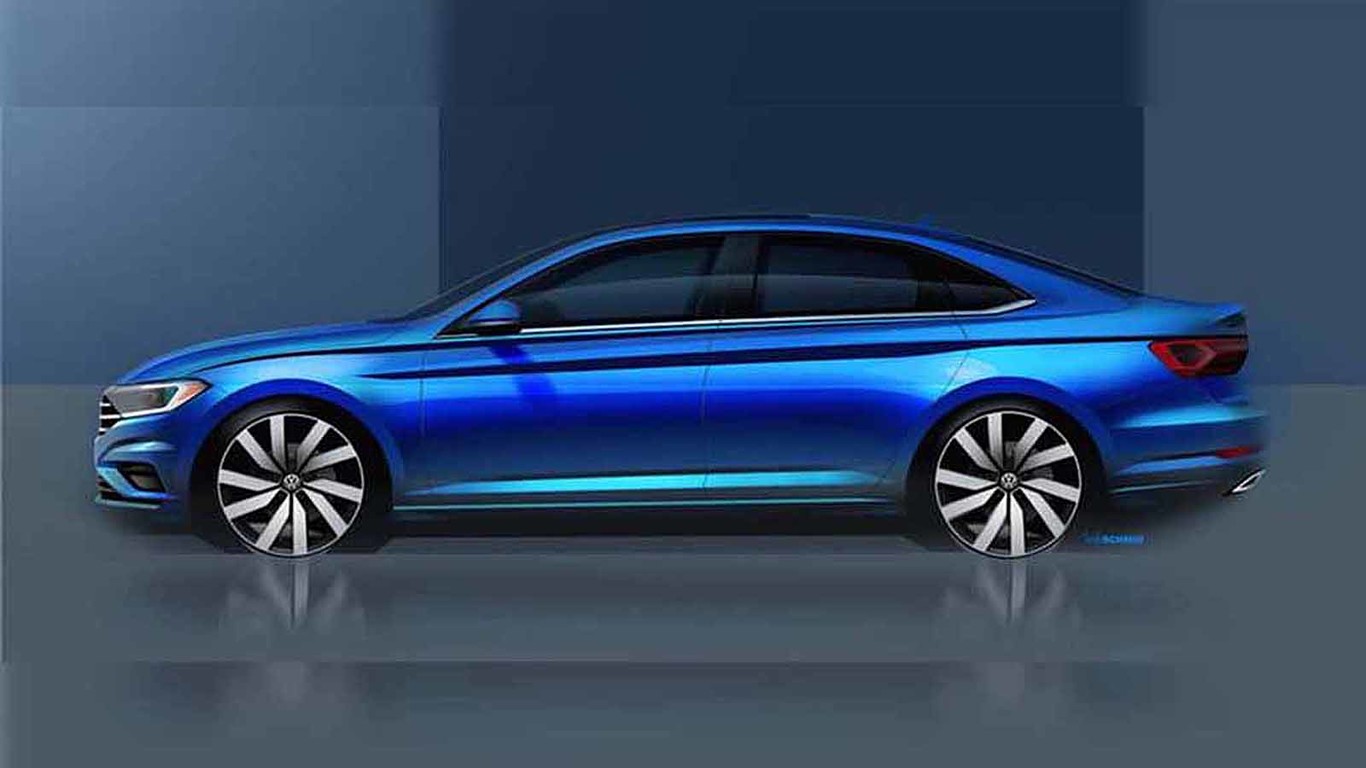 Esta silueta es del Volkswagen Jetta 2019. ¿Qué podemos esperar de la séptima generación?