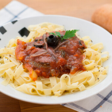 Receta de pasta a la siciliana