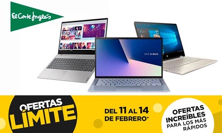 13 portátiles de ASUS, LG, MSI, Lenovo o HP rebajados en las ofertas Límite 48 Horas de este fin de semana en El Corte Inglés