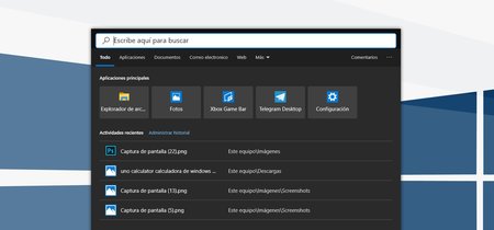 Windows 10 tiene una nueva búsqueda oculta con bordes redondeados y más parecida a Spotlight, así la puedes activar