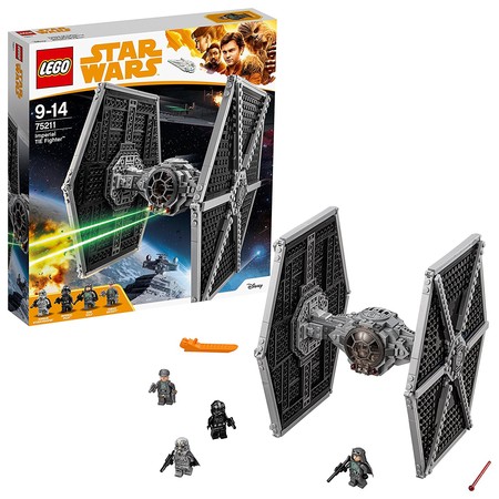 Con el set Lego Star Wars Caza TIE imperial podemos adelantarnos al estreno de la peli de Han Solo. Cuesta 68,39 euros en Amazon