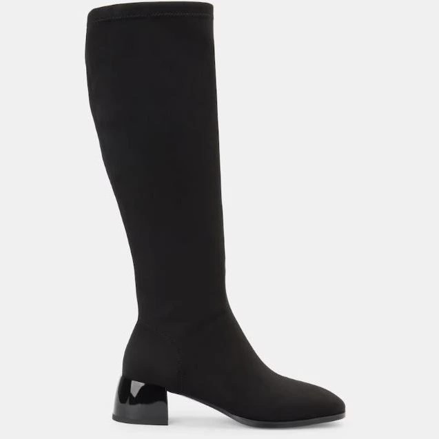 Botas de mujer con tacón pintado y elástico
