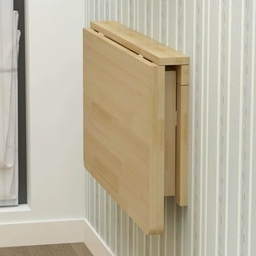 Misorat Mesa plegable de madera maciza