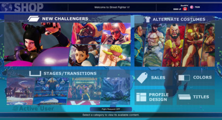 Así es la store de Street Fighter V rediseñada por un fan