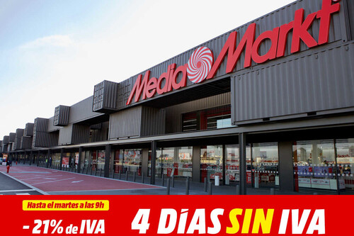 Ahórrate el IVA en televisores, móviles o portátiles: vuelven los días sin IVA a MediaMarkt este fin de semana