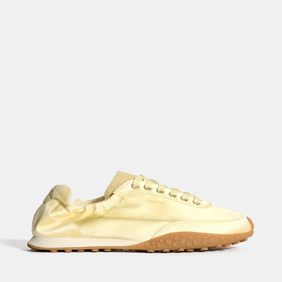 Hoff - Zapatillas de mujer en satén bajas con suela de goma.