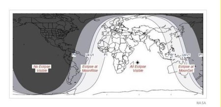 ¿Dónde se verá el 'minieclipse' de Luna de hoy?