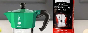 Fichamos la cafetera Bialetti más colorida e icónica para que alegre tu cocina por la mañana, a precio de liquidación
