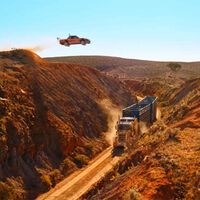 ¿Es un pájaro? ¿Es un avión? No, es Travis Pastrana volando sobre un cañón australiano en la Gymkhana más loca hasta la fecha