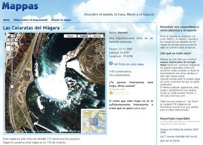 Mappas: compartiendo lugares desde el mapa