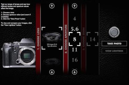 Fujifilm ha lanzado una eficaz simulación web de toda su gama de ópticas