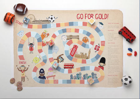 Tablero juego olímpico