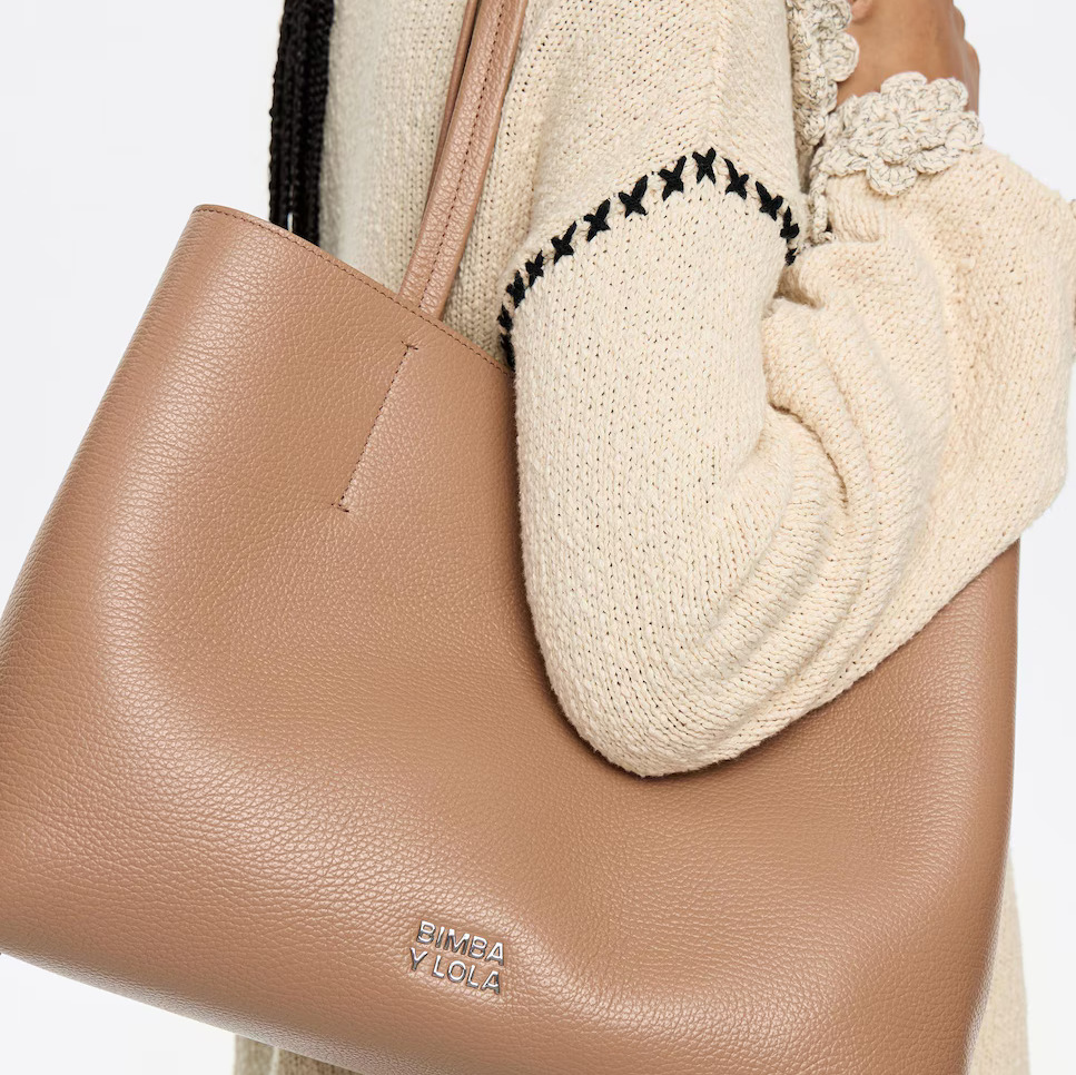 Bolso de hombro de mujer Chihuahua grande de piel Bimba y Lola