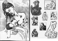 Las "Maternidades" de Picasso para colorear